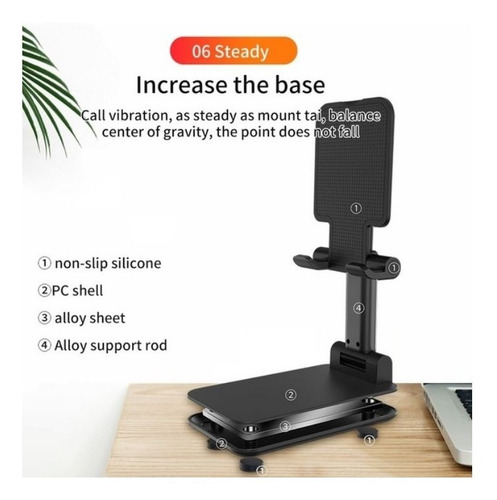 Soporte Ajustable Para Celulares Y Tabletas Sobre Mes