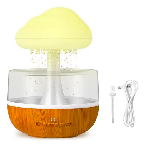 Humidificador Essential Color, Lluvia Nocturna, Agua, Nube Y