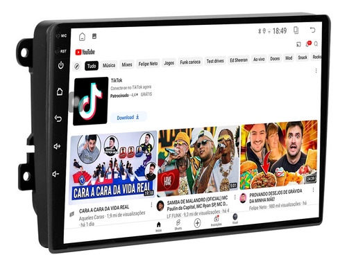 Multimidia Amarok 10/16 9p Adak G2 Android Carplay 2gb 64gb