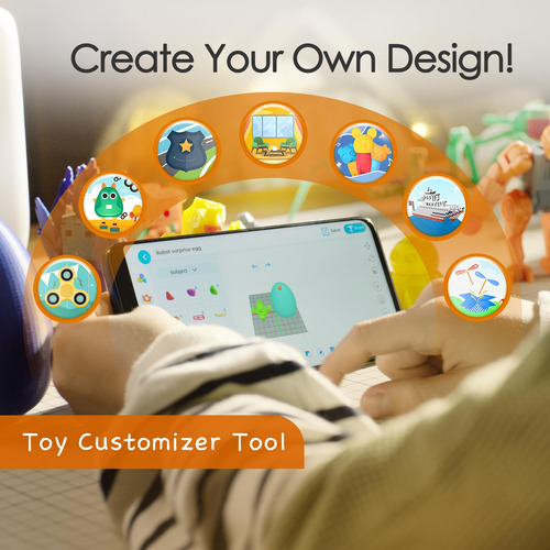 Impresora 3d Aoseed Para Niños Control Wi-fi Mmg