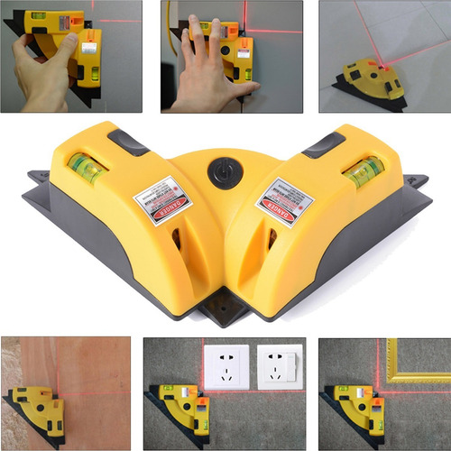 Imagem 4 de 8 de Nivel Laser 90 Graus Horizontal E Vertical Com Prumo