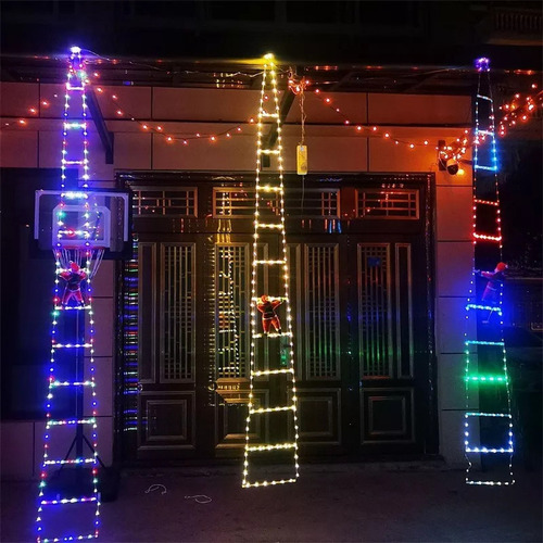 Mc Lámpara Escalera Led For Decoración Navideña Del Hogar D
