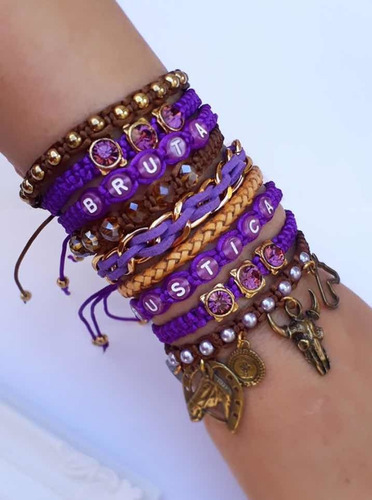Imagem 3 de 10 de Pulseira Moda Blogueira Praia Verão Olho Grego Búzios Cavalo