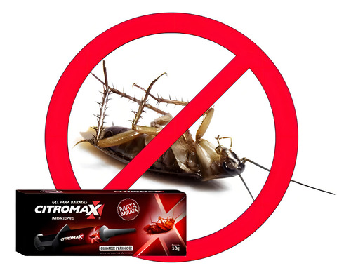 Kit 4 Unidades - Citromax Gel Para Barata Seringa 10g