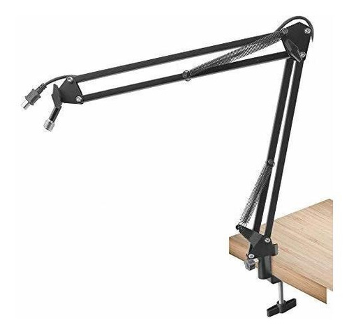 Pyle-pro Soporte De Brazo De Micrófono Usb Compacto Ajustab