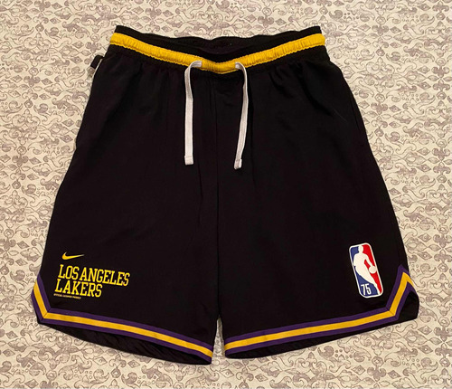 Short Basquetbol Nike Angeles Lakers 75 Aniversario Talla G