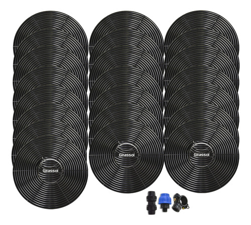 Kit Aquecimento Solar Para Piscina - 22 Placas A1 Girassol