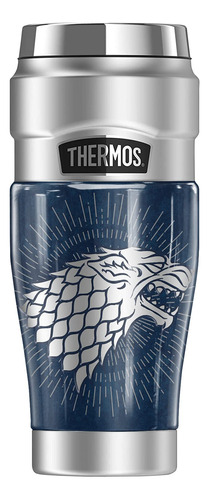 Thermos Game Of Thrones Stark Sigil - Vaso De Viaje De Acer.