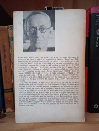 El Último Verano De Klingsor - Hermann Hesse (Usado)