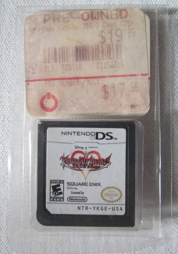 Juego Cartucho Nintendo Ds Kingdom Hearts