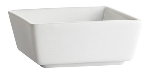 Platos Blanco Tazón Cuadrado De Porcelana Caja De 48