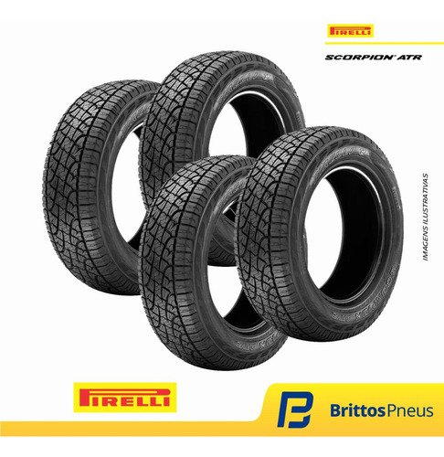 Kit 4 Pneus Pirelli Aro 15 Scorpion Atr 31x10.50 R15