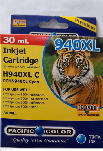 Tinta Alternativa Hp 940 Xl Cyan