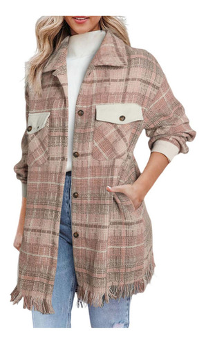 Chaqueta Casual Cómoda De Manga Larga A La Moda Para Mujer J
