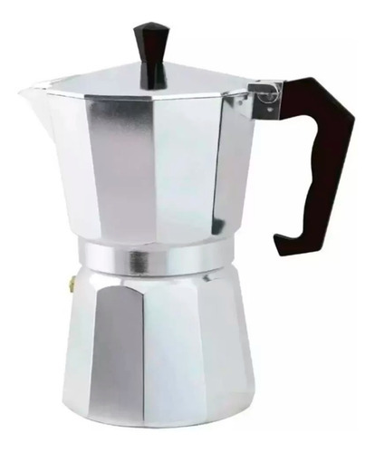 Cafeteira Alumínio 9 Xícaras Moka Express Manual Italiana Cor Prateado