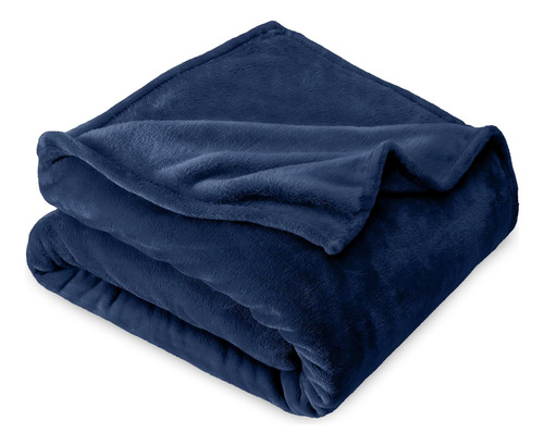 Bare Home Manta Polar - Manta Extra Larga - Azul Oscuro - Ma