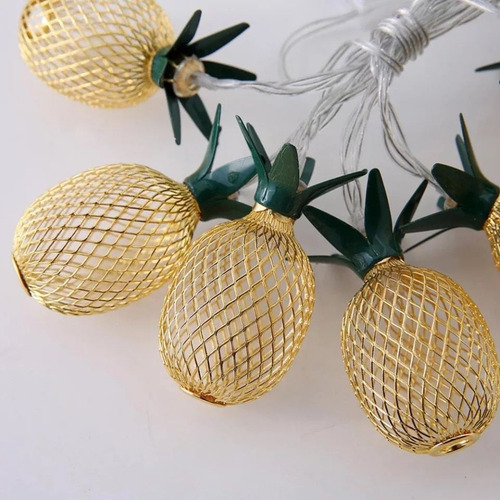 Guirnalda De Luces Led Piñas Hadas Decoración Pineapple