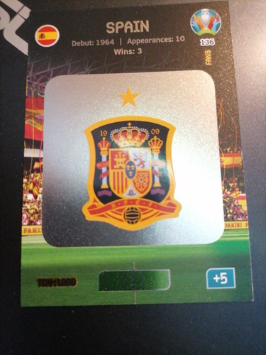 Carta Adrenalyn Euro 2020 Team Logo España 