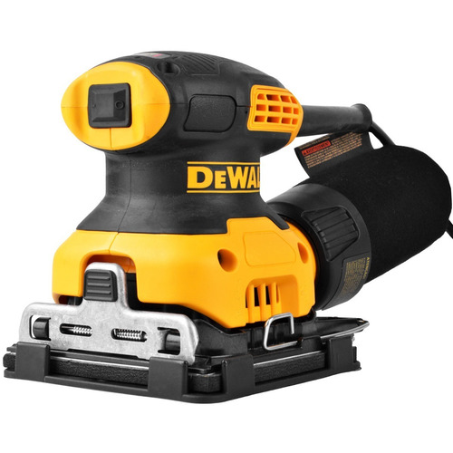 Lixadeira profissional orbital DeWalt DWE6411 amarela 60Hz 230W 127V
