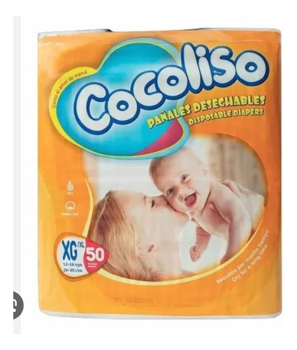 Pañales Cocoliso Talla Xg De 50 Pañales 