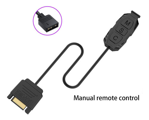 Controlador Argb Controlador Argb Sólido De 5 V Para Tira De