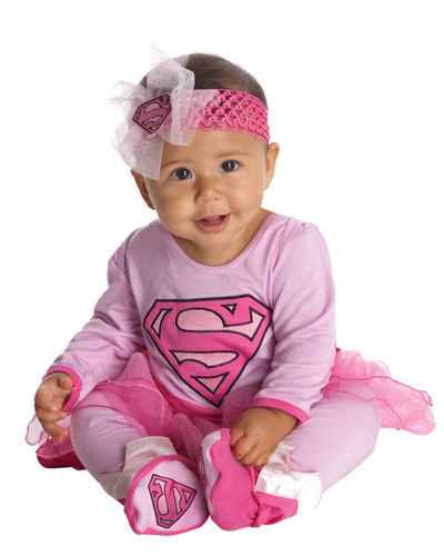 Disfraz De Supergirl Para Bebé Talla 6-12 Meses Halloween