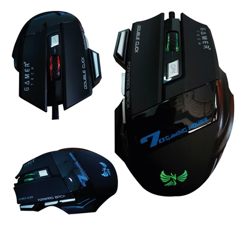 Imagen 3 de 3 de Combo Gamer Retroiluminado Teclado Y Mouse Gt300c