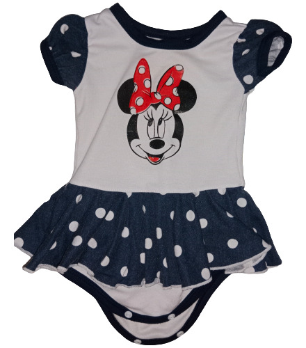 Conjunto Minnie Mouse + 3 Mamelucos Manga Larga + Body