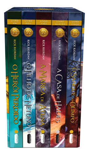 Box Os Heróis Do Olimpo: Box Com Os 5 Volumes Da Série Heróis Do Olimpo, De Riordan, Rick. Série Os Heróis Do Olimpo Editora Intrínseca Ltda., Capa Mole, Edição Livro Brochura Em Português, 2020