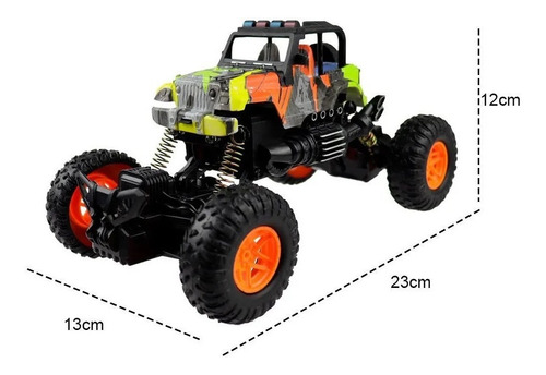 Imagem 5 de 8 de Carrinho De Controle Remoto Jipe Max Road 2x4 Polibrinq