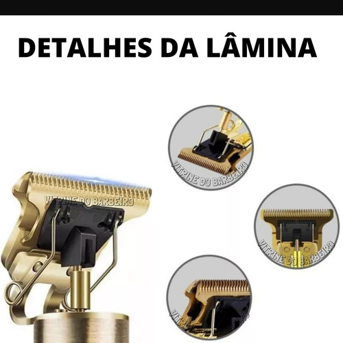 Máquina De Acabamento Cabelo Barba S/fio Bivolt Frete Grátis