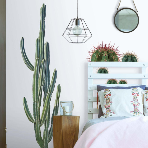 Vinilo Decorativo Pared [7h83t5mc] Cactus