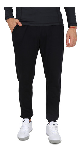 Pantalon Set Sport Fit Cuff Rtc Hombre En Negro | Stock Cent