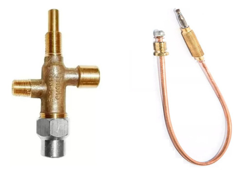 Valvula De Seguridad Pulsora Para Pantalla + Termocupla 40cm