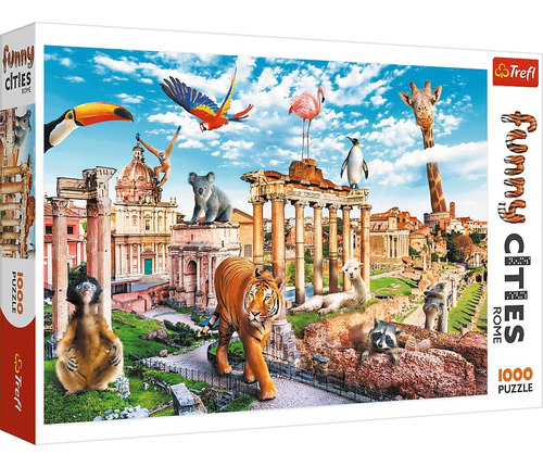 Rompecabezas Puzzle 1000 Piezas Trefl Roma Salvaje 10600