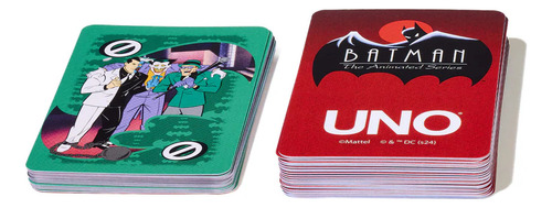 Uno Fandom Dc Batman Animated Series Mattel Juego Mesa Carta