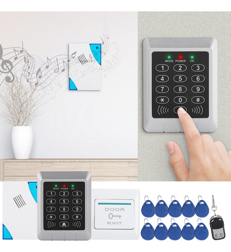 Kit De Control De Acceso, Sistema De Teclado Rfid, Cerradura