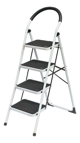 Escalera Plegable 4 Escalones Anchos Con Goma H Y T