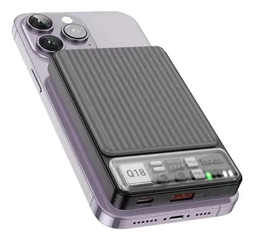 Cargador Portatil Hoco Q18 Tourer 22.5w Powerbank 10.000mah Color Negro ...