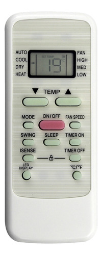 Reemplace El Control Remoto Rg51f2 (2) /efu1 A/c Para Midea
