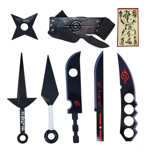 Kunai naruto e bandana junto disponivel