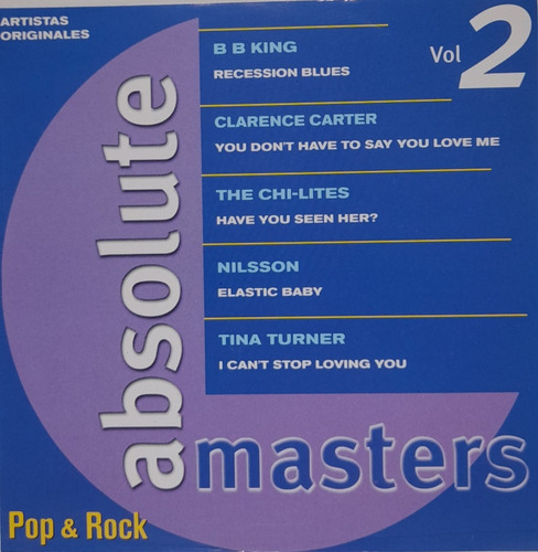 Cd Absolute Masters (pop & Rock Vol 2)