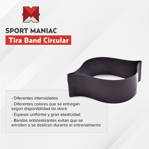Imagen 4 de 5 de Sol Fitness Tiraband Circular Banda Elastica Tension Alta