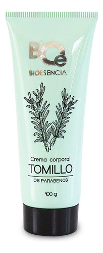 Crema Corporal Curativa De Tomillo Bioesencia Sin Parabenos