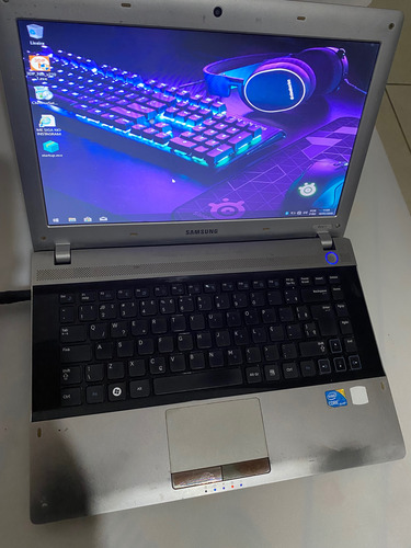 Notebook Samsung Rv411 C/defeito Por Favor Leia Descrição Prateado