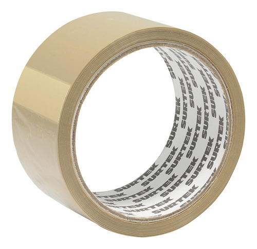 Cinta Canela Hot Melt Para Empacar 2 X 50 M 6 Pzs