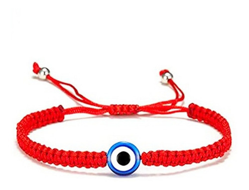 Pulsera Rojo Amuleto Protección Mal De Ojo Turco Nazar  D937