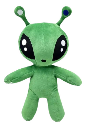 Peluche De Alien Verde Ufo Marciano Suave 30cm Verde