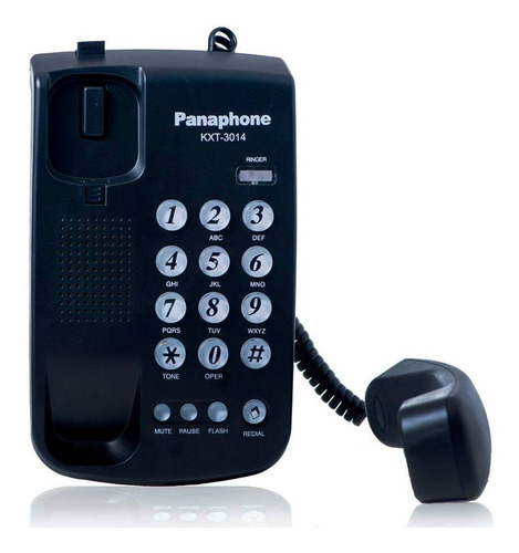 Teléfono De Base Fijo Números Grandes Panaphone Kxt-3014 Jta