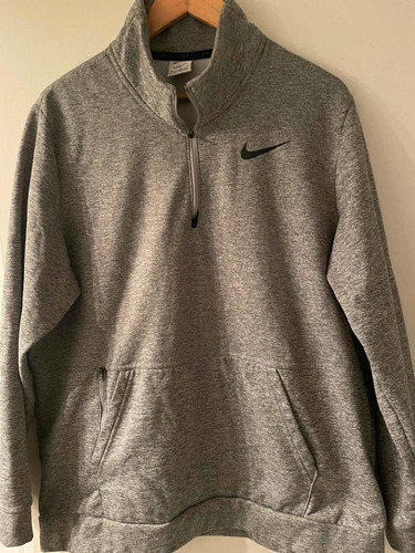 Campera Nike Talle Xl Color Gris Como Nueva.